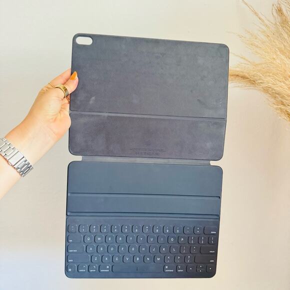 APPLE Grey Gray Smart Keyboard Folio 12.9-inch iPad Pro Soft Tablet Carry Case - Picture 4 of 9